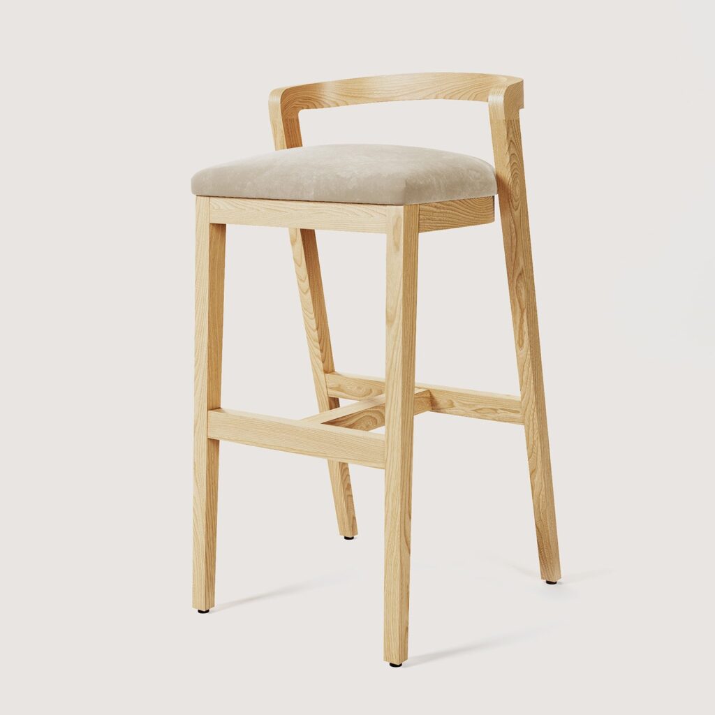 SARTE - Ahşap-Bar Taburesi