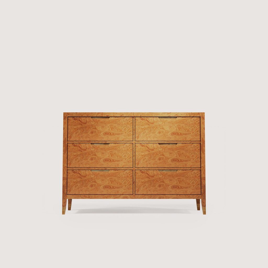 NEW ENGLAND > BURL ELM, NEW ENGLAND - Ahşap-Şifonyer MID