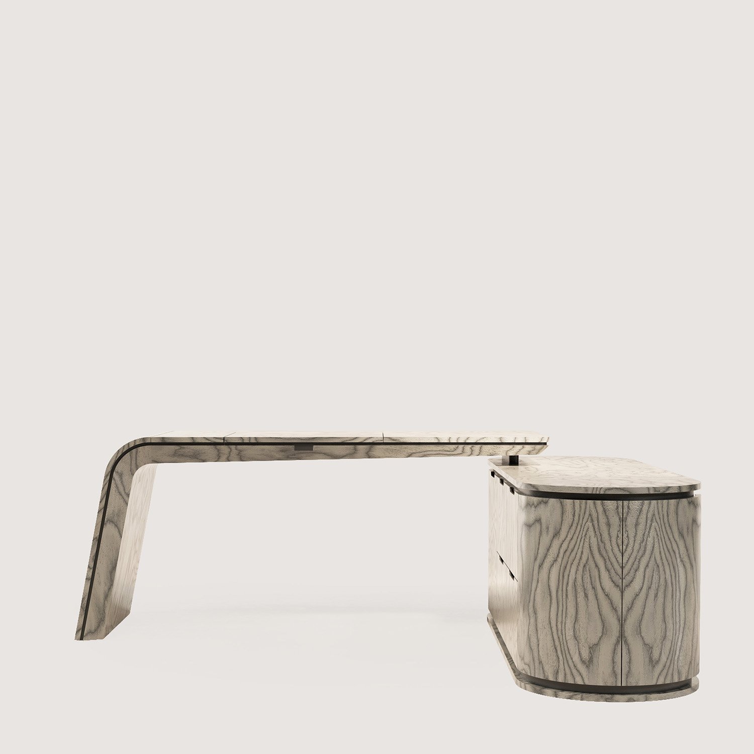 CMS-ETT-04-RS.jpg VEGAS E SOTTSASS Ofis Masası EXCECUTIVE EXTEND - Görsel 1