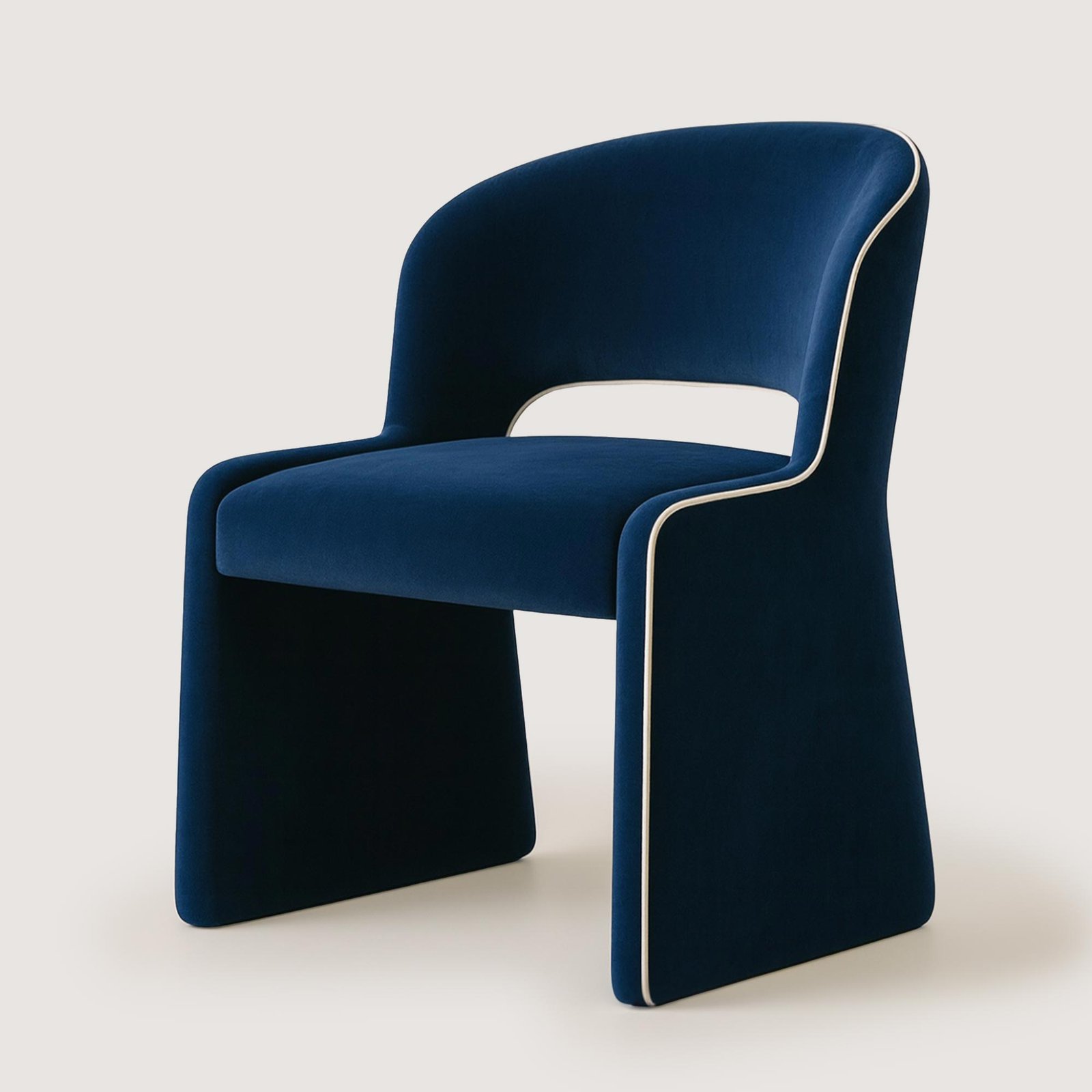 Yemek-Masasi-Sandalyesi-Tola-1-Kadife-Mavi Kadife-Yemek Masası Sandalyesi - Görsel 1