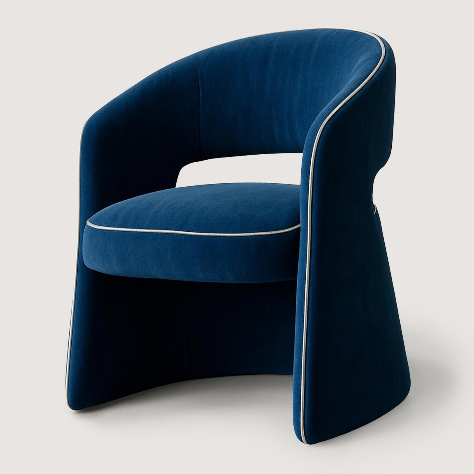 Yemek-Masasi-Sandalyesi-Tola-Kolcakli-1-Kadife-Mavi Kadife-Yemek Masası Kolçaklı Sandalyesi - Görsel 1