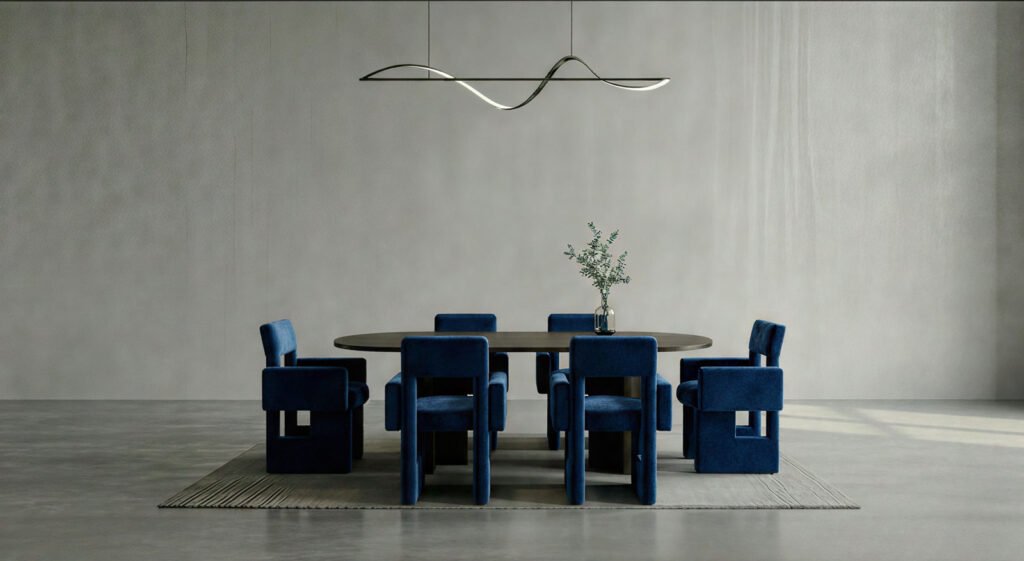 blok-modern-kadife-yemek-masasi-kolcakli-sandalyesi-braggo-furniture-HD-1