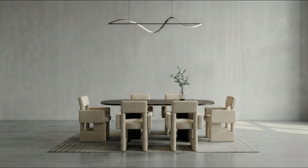 blok-modern-kumas-yemek-masasi-kolcakli-sandalyesi-braggo-furniture-HD-1